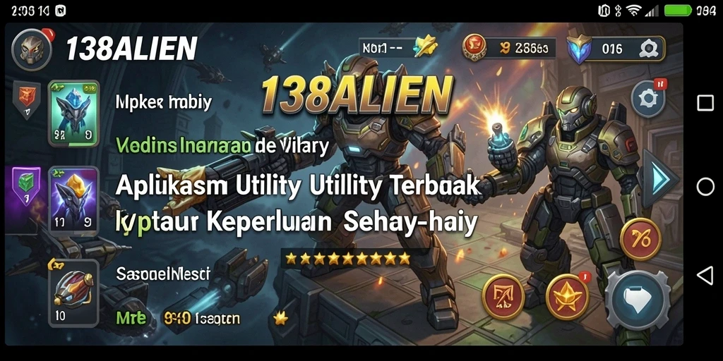 Tampilan antarmuka utama 138ALIEN yang intuitif dan user-friendly.