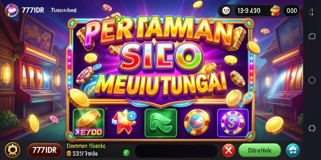 Gameplay menarik Slot 777IDR dengan tema yang bervariasi.