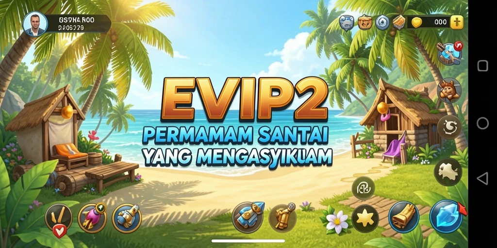 Tampilan menarik dari gameplay <strong>EVIP2</strong> yang penuh warna.