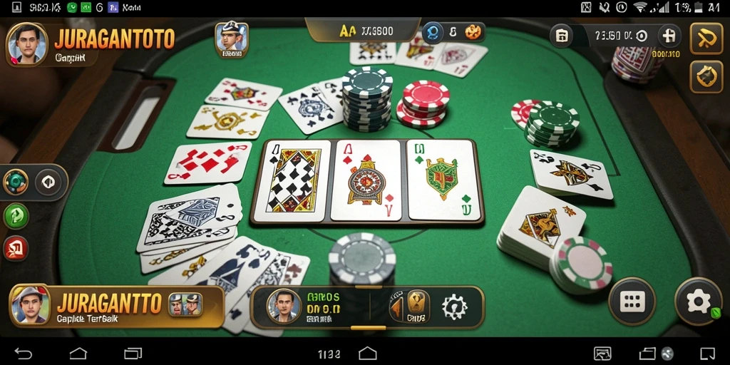 Tampilan gameplay seru dan menantang di JURAGANTOTO.