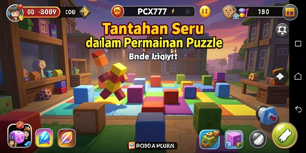 Gameplay menarik dari PCX777 yang menantang keterampilan puzzle Anda.