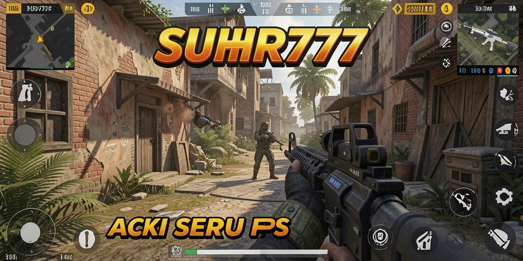 Tampilan gameplay <strong>SUHU777</strong> saat pertempuran intens di peta yang dinamis.
