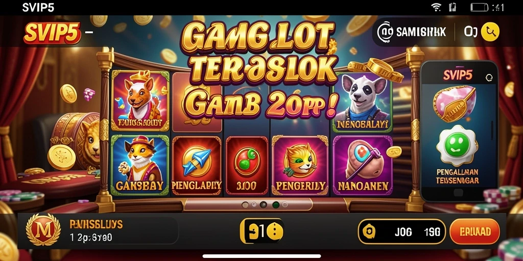 Tampilan gameplay Slot yang mendebarkan di SVIP5.